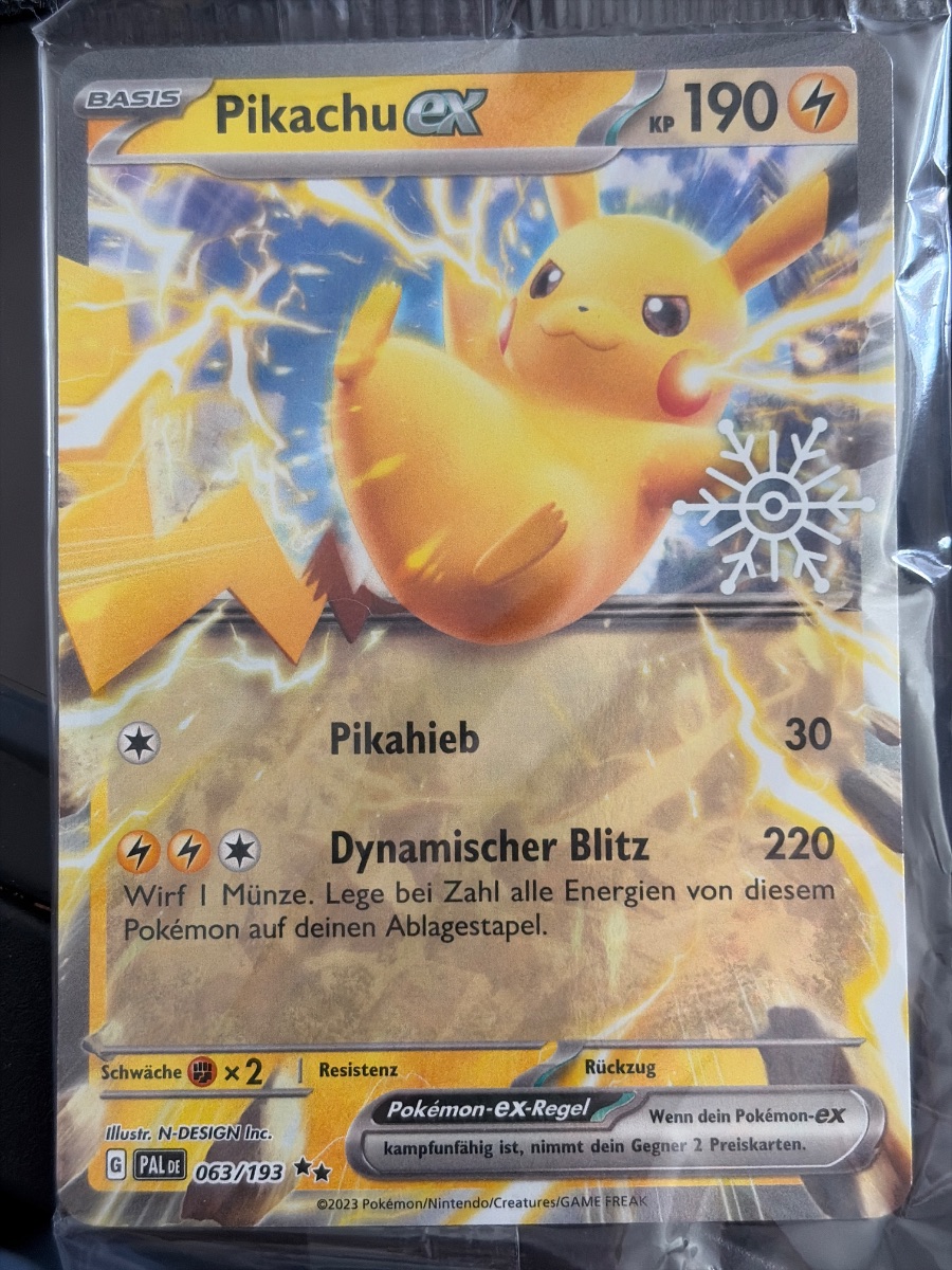 Pikachu ex – Bild 1